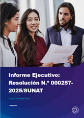 Informe Ejecutivo: Resolución N.º 000257-2025/SUNAT